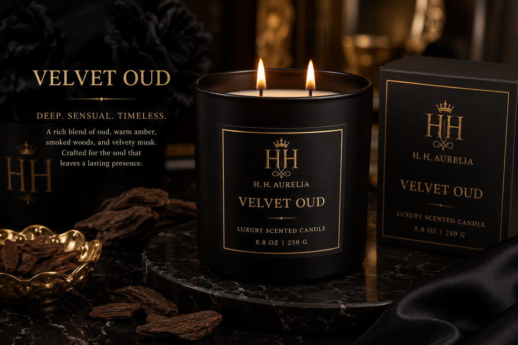 Velvet Oud Luxury Candle